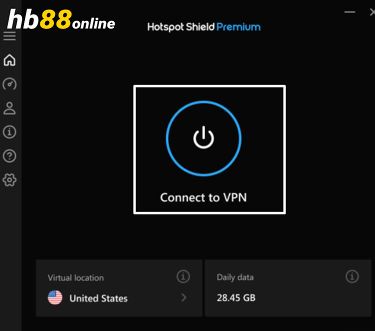 Đăng nhập tài khoản Hotspot Shield VPN