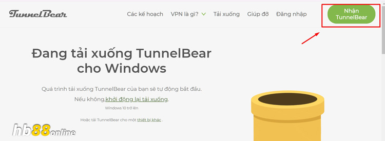 Tải về ứng dụng TunnelBear VPN phù hợp với thiết bị của bạn