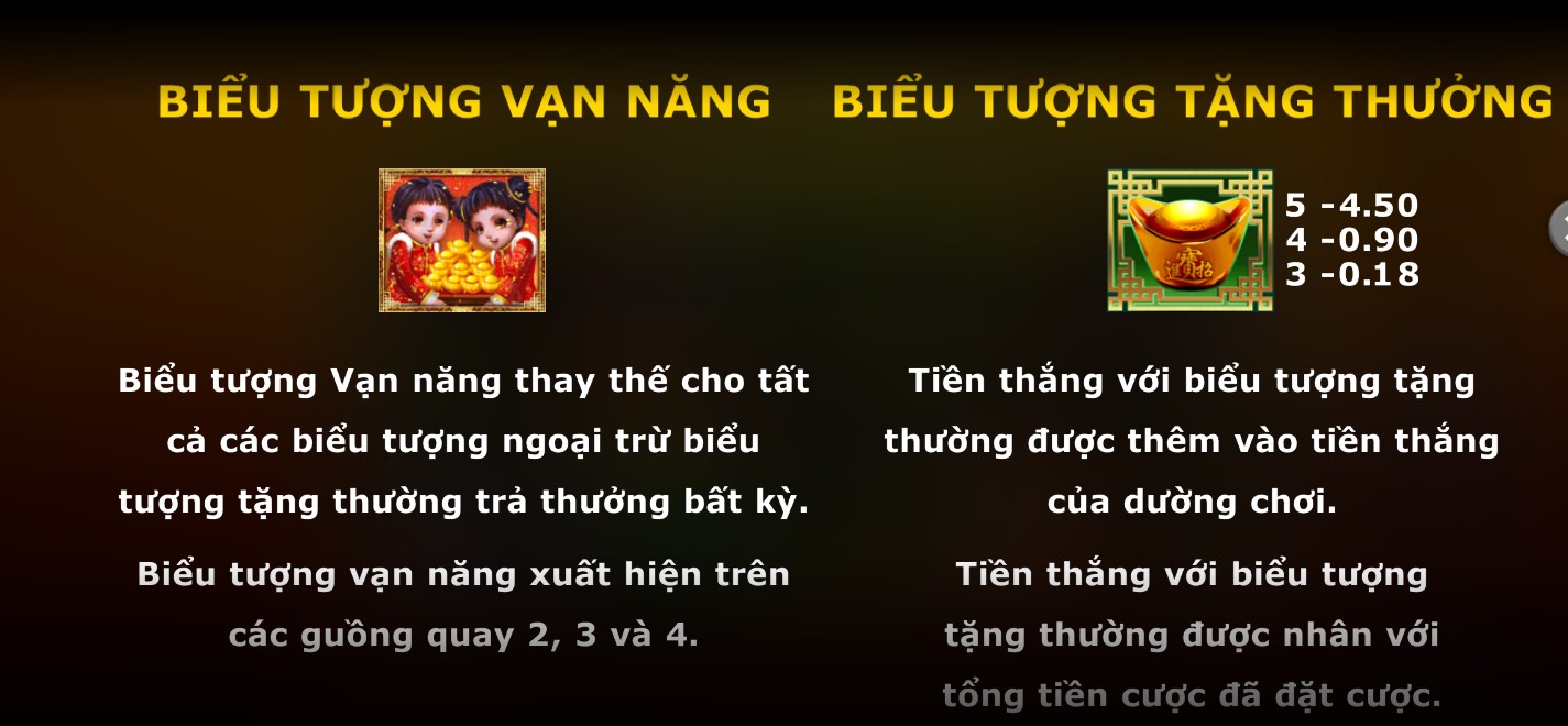 Tính năng đặc biệt và vòng quay miễn phí