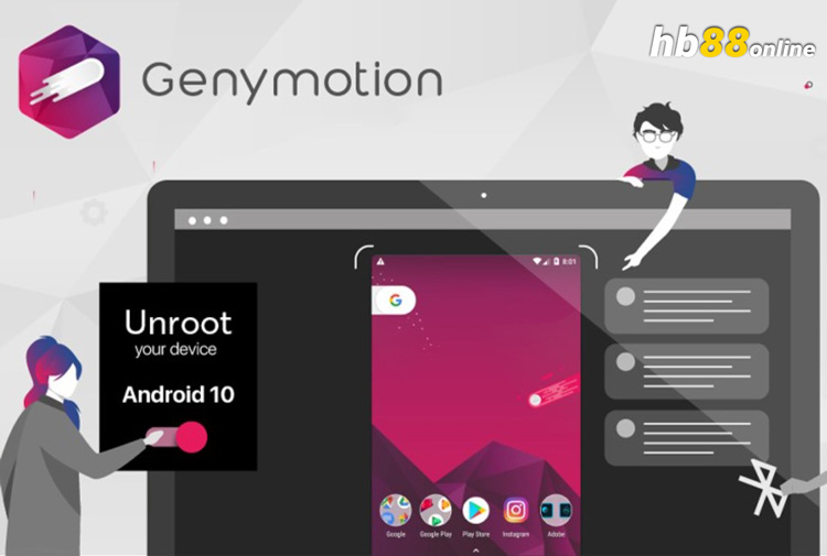 Genymotion nổi tiếng với khả năng mô phỏng chính xác các thiết bị Android khác nhau